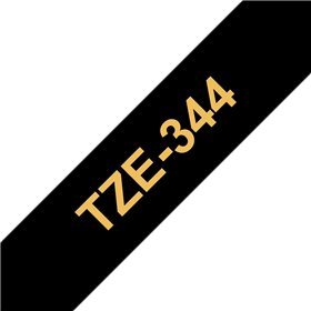 Brother TZe344 Cinta Laminada de Etiquetas - Compatível