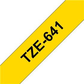 Brother TZe641 Cinta Laminada de Etiquetas - Compatível