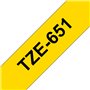 Brother TZe651 Cinta Laminada de Etiquetas - Compatível