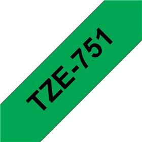 Brother TZe751 Cinta Laminada de Etiquetas - Compatível
