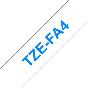 Brother TZeFA4 Cinta Textil de Etiquetas - Compatível