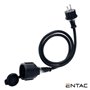 Cabo Extensão Tomada Elétrica C/ 1 Saída 10M Preto Entac