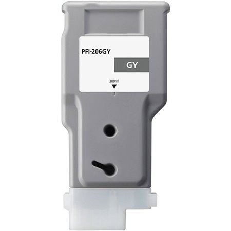 Canon PFI206 Tinteiro Cinza Pigmentado - Compatível