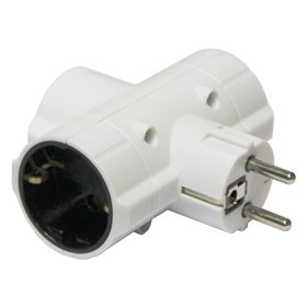Tomada Elétrica C/ 3 Saídas C/ Terra