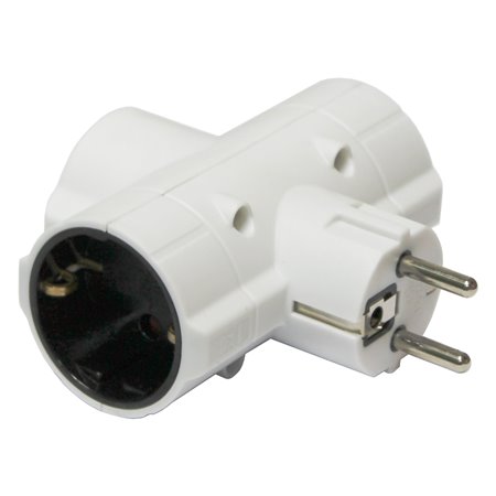 Tomada Elétrica C/ 3 Saídas C/ Terra