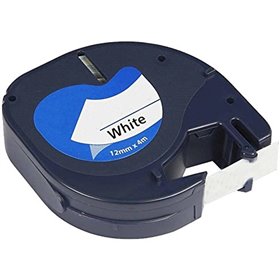 Dymo LetraTag S0721610/S0721660 Cinta de Etiquetas para Rotuladora - Compatível