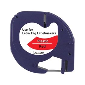 Dymo LetraTag S0721630 Cinta de Etiquetas para Rotuladora - Compatível