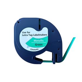 Dymo LetraTag S0721740 Cinta de Etiquetas para Rotuladora - Compatível