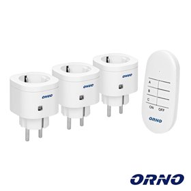 Conjunto 3 Tomadas Elétricas C/ Comando S/ Fios Orno