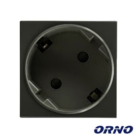 Módulo Schuko 45X45Mm P/ Encastrar Or-Gm-9010/B Orno