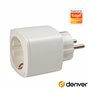 Ficha Elétrica Adaptadora 1X Schuko Inteligente Wifi Denver