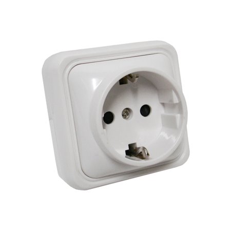 Tomada Elétrica Exterior C/ Terra Serie Onsen