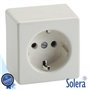 Tomada Elétrica Superfície C/ Terra Solera