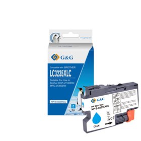 Brother LC3235XL/LC3233 Tinteiro Cyan - G&G