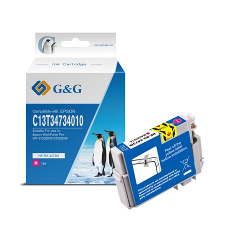 Epson T3473/T3463 (34XL) Tinteiro Magenta Pigmentado - G&G