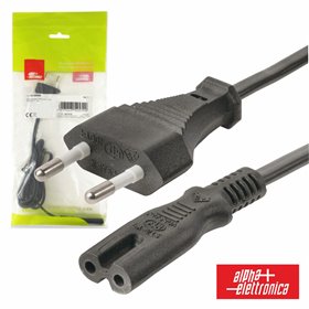 Cabo Alimentação Ac Plano / Tipo 8 Iec C7 1.5M Polybag