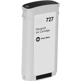 HP 727 Tinteiro Preto Mate Pigmentado - Compatível
