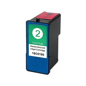 Lexmark 2 Tinteiro Cores - Compatível
