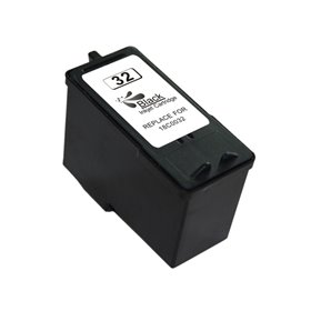 Lexmark 32 Tinteiro Preto - Compatível