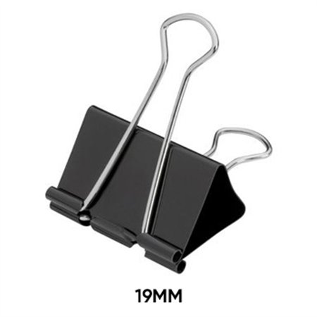 Molas para Papeis 19mm SmartD Cx 12un