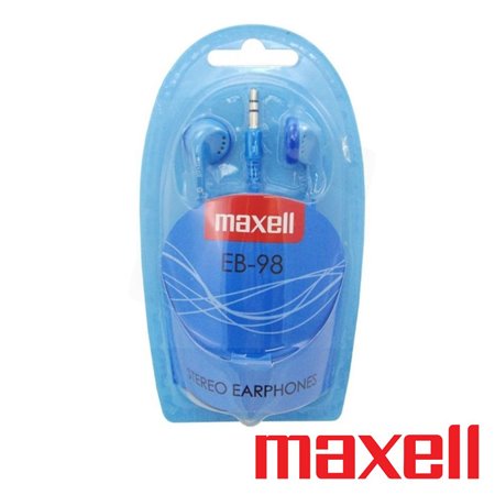 Auscultadores C/ Fios Stereo Azul Maxell