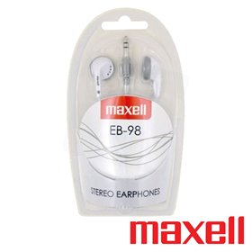 Auscultadores C/ Fios Stereo Branco Maxell