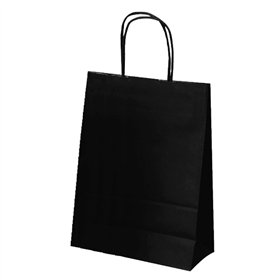 Saco Asa Retorcido 18x8x39 Preto (Pack 25un)