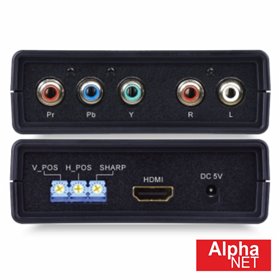 Distribuidor Componentes + Áudio P/ Hdmi Alphanet