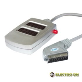 Distribuidor Comutador Scart Macho / 2Scart Fêmea Edh