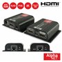 Receptor E Transmissor Hdmi Via Rj45 Cat6 Poe Loop Edid 50M