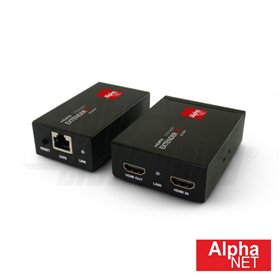 Receptor E Transmissor Hdmi Via Rj45 Cat6 Poe Loop Edid 50M