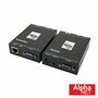 Receptor E Transmissor Vga+Áudio Via Rj45 Cat5E/6 200M
