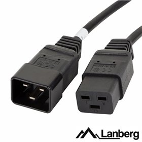Cabo Alimentação Iec C20 Macho / C19 Fêmea 1.8M Lanberg