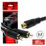 Cabo 2-Rca Macho / Rca Fêmea 0.2M