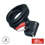 Cabo Scart Macho Vídeo / 2 Rca Macho 5M