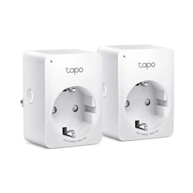 Conjunto de 2 Tomadas Inteligentes TP-Link Tapo P110 - Wi-Fi - Desligamento Automático - Monitoramento de Energia e Consumo - Mo