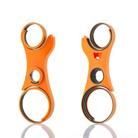 Abridor de Garrafas Multifuncional 5 em 1 Innovagoods - Ergonômico - Reduz o Esforço - 24,5 x 9 x 2 cm - Laranja