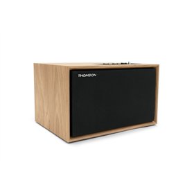 Sistema estéreo Thomson WS302 2.1 - Bluetooth - Potência musical de 50 W - Cor madeira