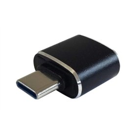 Adaptador USB 3.0 tipo C Aisens A108-0369/ USB tipo C macho - USB fêmea