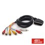 Cabo Scart Macho / 6 Rca Macho 1.5M