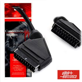 Cabo Scart Macho/Macho 21P 1.5M Polybag