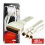 Cabo Silver Plus Scart Macho / 2Rca-1Shvs Macho 5M Blister