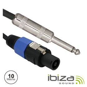 Cabo Speakon 2P Macho / Jack 6.35Mm Macho 10M Mn Ibiza