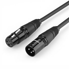 Cabo Xlr 3P Macho / Xlr 3P Fêmea 1M