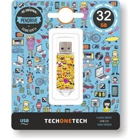 Pendrive 32GB Tech One Tech Emojis USB 2.0