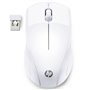 Rato sem fio HP 220/ até 1600 DPI/ branco como a neve