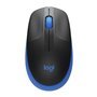 Logitech Wireless Rato M190/ Até 1000 DPI/ Azul