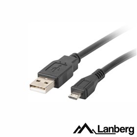 Cabo Usb-A 2.0 Macho / Micro Usb Macho 1M Lanberg
