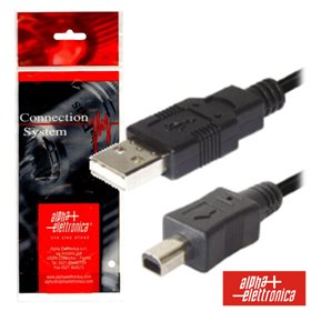 Cabo Usb-A 2.0 Macho / Mini Usb-B Macho 1.8M Polybag