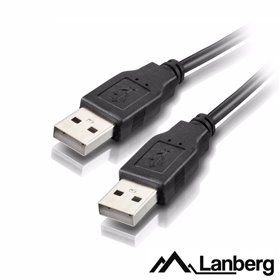 Cabo Usb-A 2.0 Macho / Usb-A Macho 1.8M Lanberg